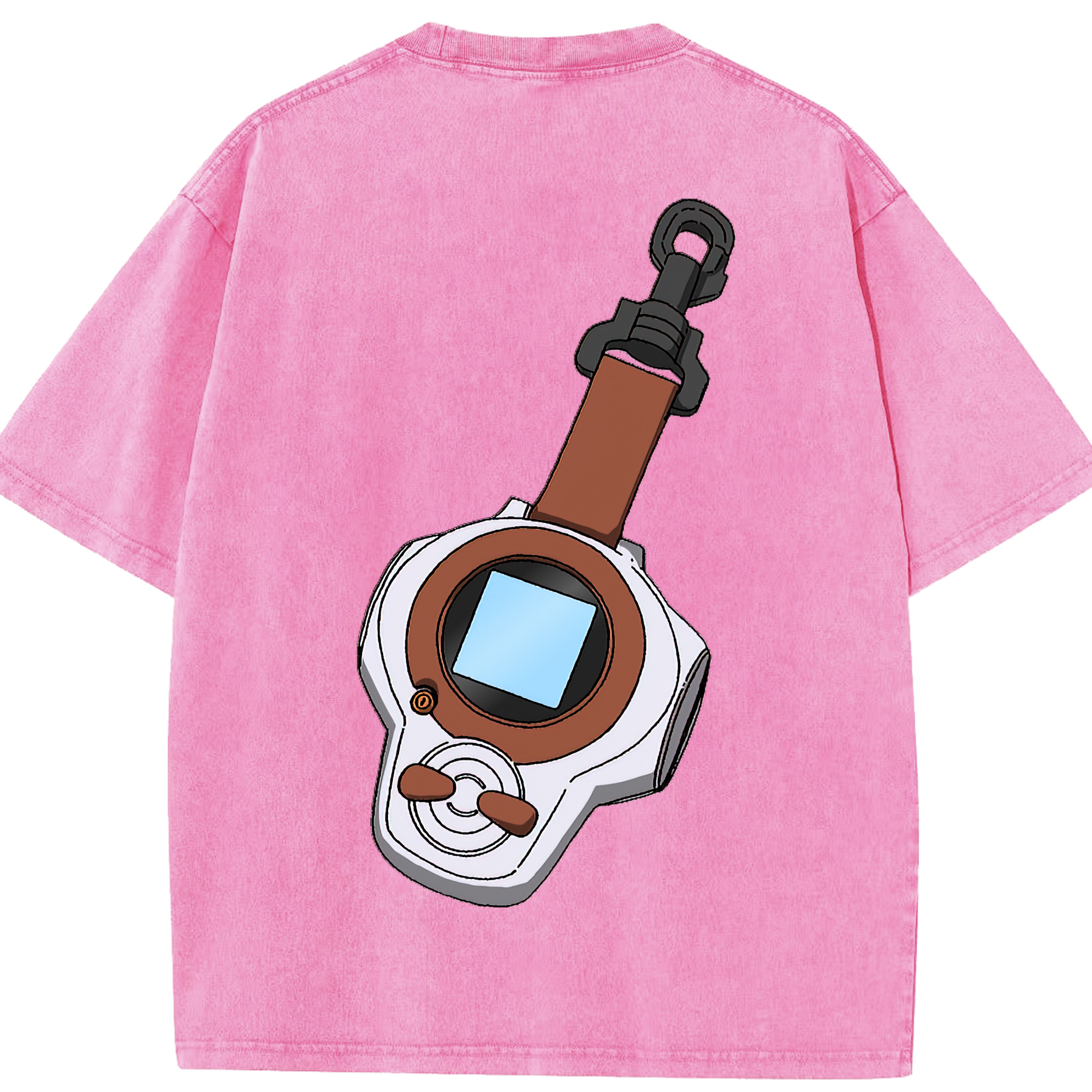 （画像用） Digimon デジタルモンスター/デジモン 綿100% ヴィンテージ風 半袖Tシャツ（背面プリント）